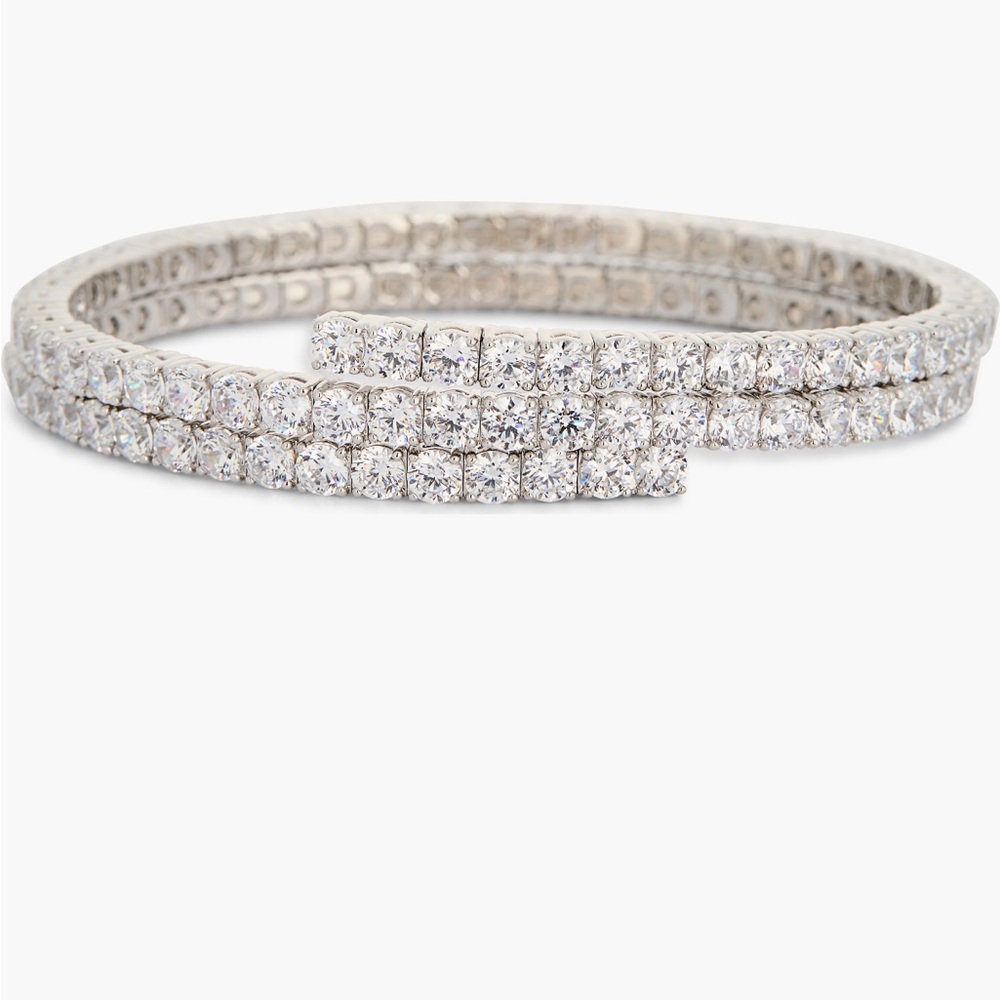 NWT Nadri Crystal Wrap Tennis Bracelet